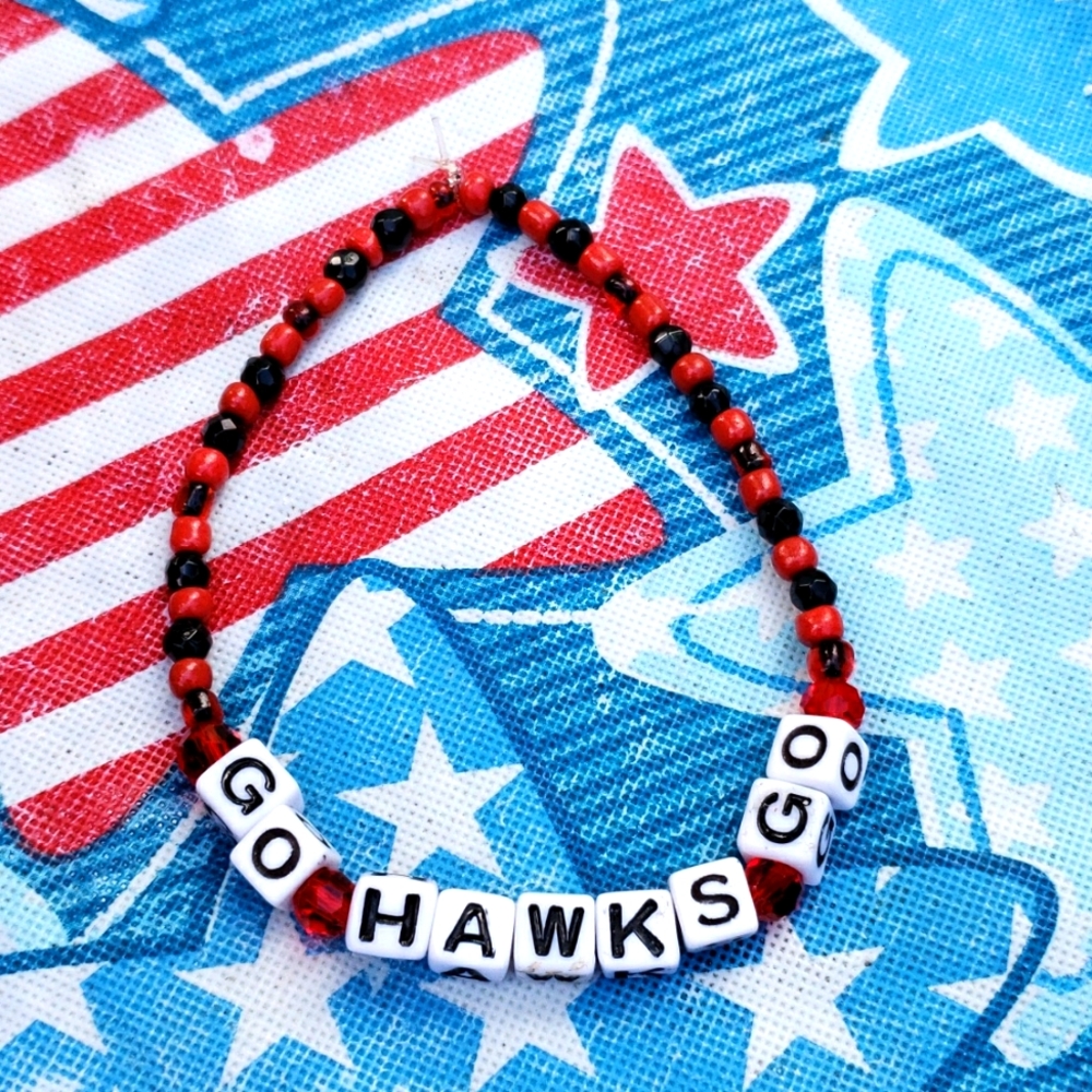Go Chicago Blackhawks anklet